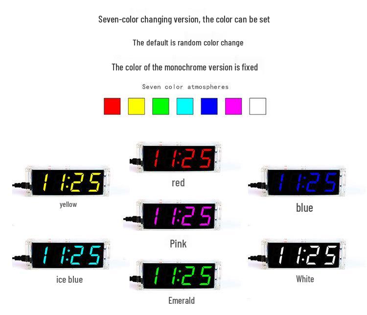DIY Nixie-Röhren Siebenfarben-Uhr Bausatz: Elektronische Lötpraxis & Alarmzubehör