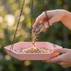Hanging Hexagonal Bird Feeder & Bird Bath – 2-in-1 Outdoor Wild Bird Feeder For Garden & Yard