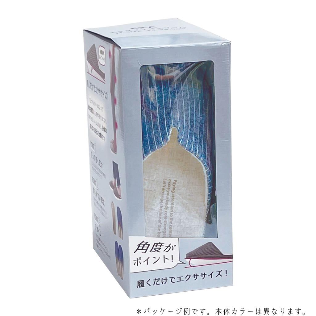 Livheart Exercise Medium Core Slippers, Striped, Brown, (23-24.5cm), Training, 92201-32