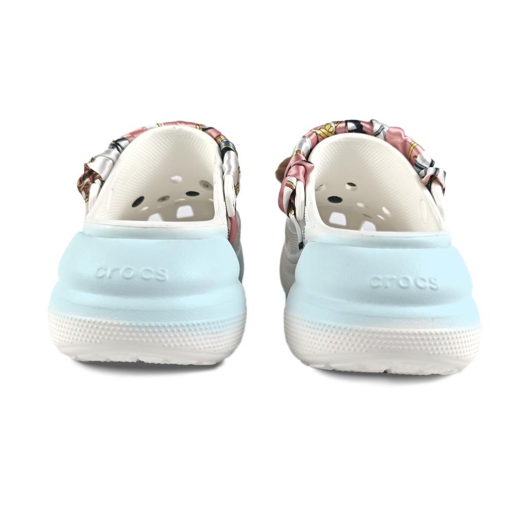 Crocs Crush Clog EVA Berry Jumping Bean Decorative Buckle Hand-painted Graffiti Casual Fashion Versatile Clogs Unisex White