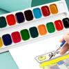 Hand-painted Semi-dry Solid Watercolor Paint 12/14/18 Color Watercolor Paints