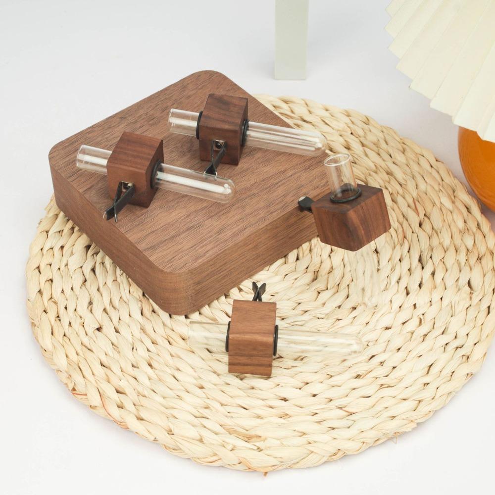 Mini Hydroponic Test Tube Vase Adjustable Car Vent Decor New Car Flower Vase Clip