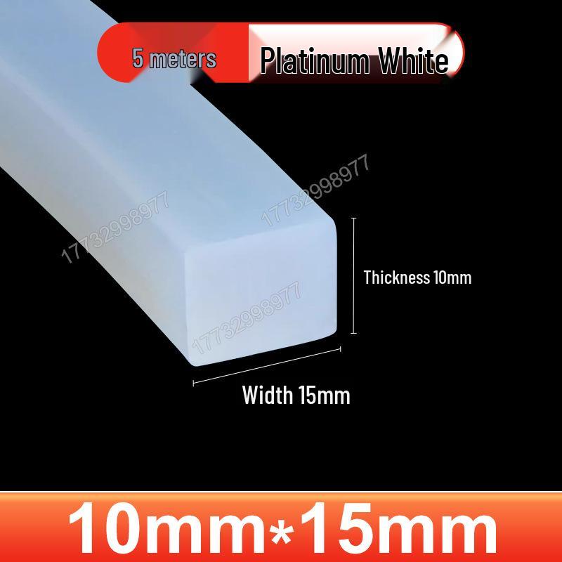 High-Temperature Resistant Transparent Silicone Rubber Sealing Strip