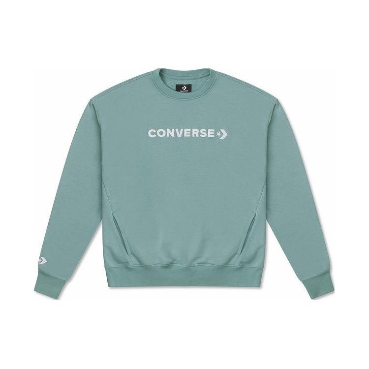 

New Converse Sweatshirt Women s Dark Cyan 10026159-A03 M