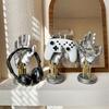 Cyberpunk Robotic Hand Ornament Gamepad Holder Ring String Desktop Holder Photo Prop Home Decoration 1pc