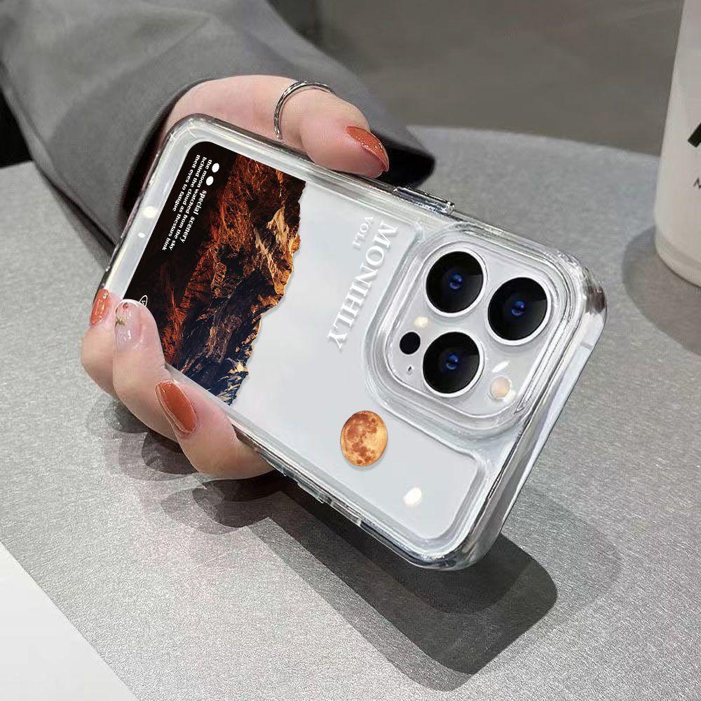 Japan and Korea Yunhai is suitable for iPhone17pormax mobile phone case 16pro Apple 15/14 simple 13 all-inclusive fine holes