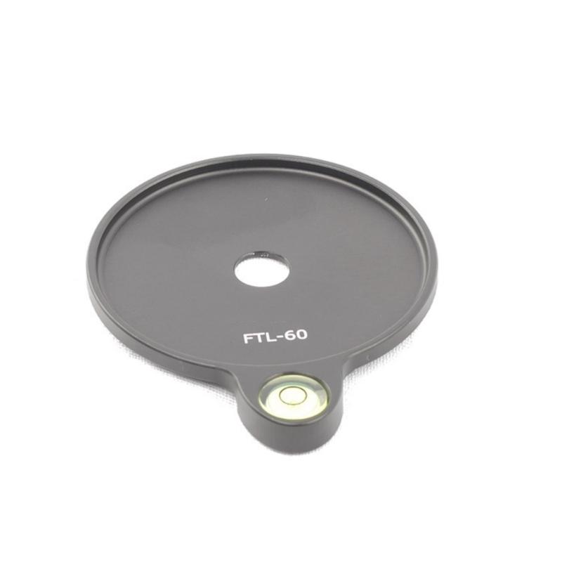 Tripod Leveling Base 60mm Inner Diameter Machined Aluminum Alloy for Photography and Videography