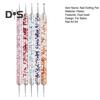 5PCS Nail Dotting Pen Art Kit Dual Head DIY Nail Embossing Tool for Transfer Tracing Paper Nail Design Tools for Nail Art