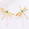 Fashion Dragonfly Stud Earrings For Women Unique Animal Ear Jewelry