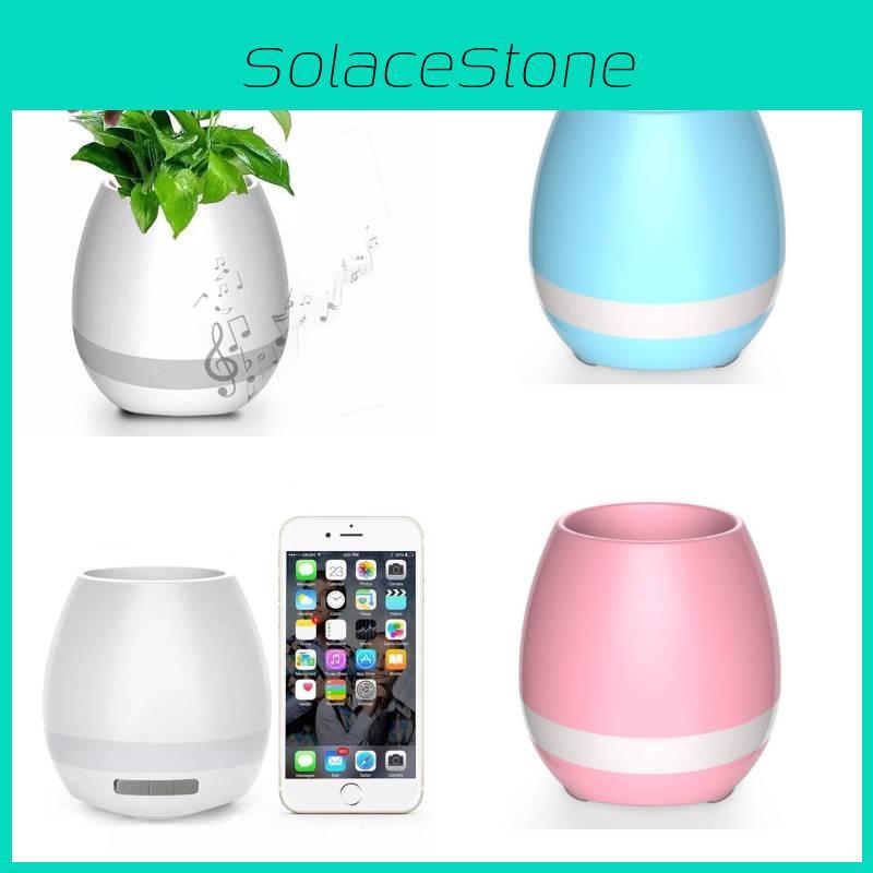Portable Bluetooth Flower Lamp Speaker Night Light Bedroom Occasions Festive
