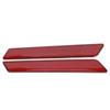 Pair of Saddlebag Reflector   Cover   Warning Large Size Fit for   FLT FLHT 2014-2017