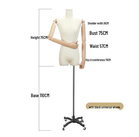 

Манекен женский из массива дерева в корейском стиле с плоскими плечами для демонстрации