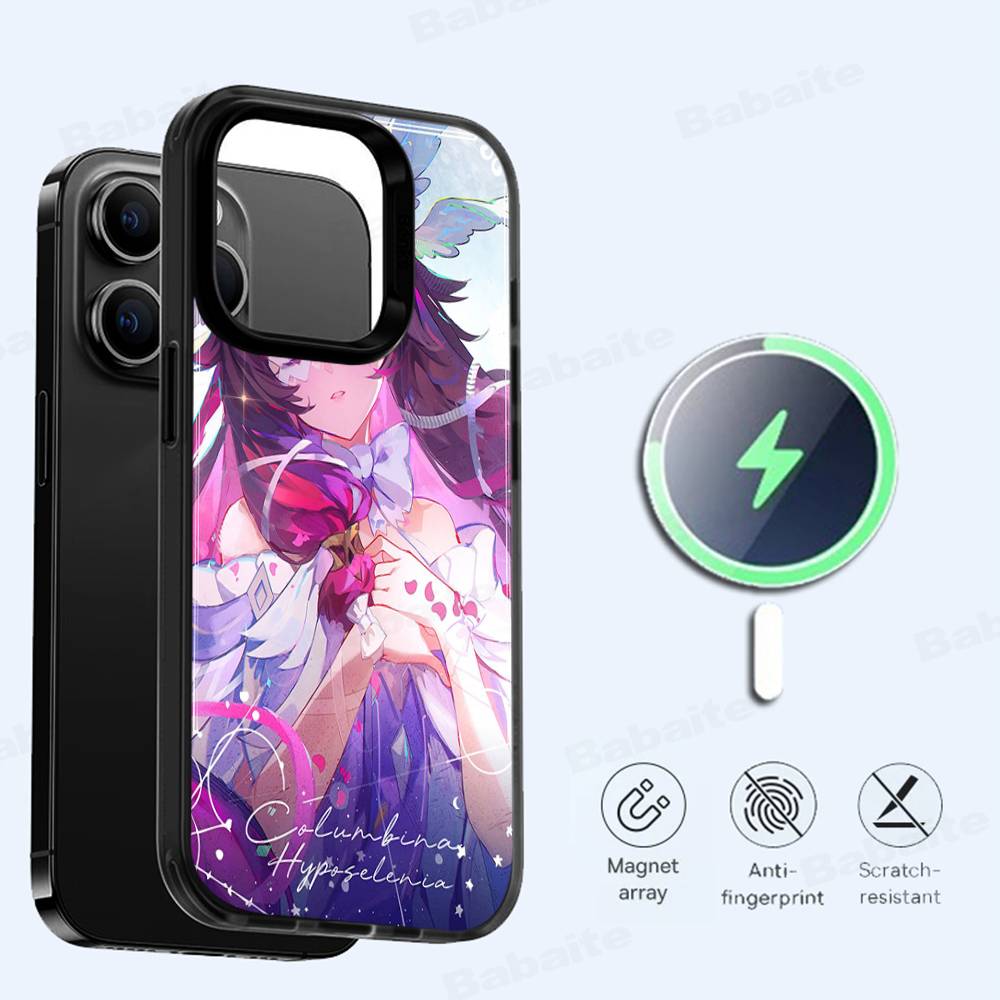 Genshin Impact Columbina For Magsafe Phone Case For IPhone 17 Air 16 15 14 13 12 11 Pro Max Plus Shockproof Cover