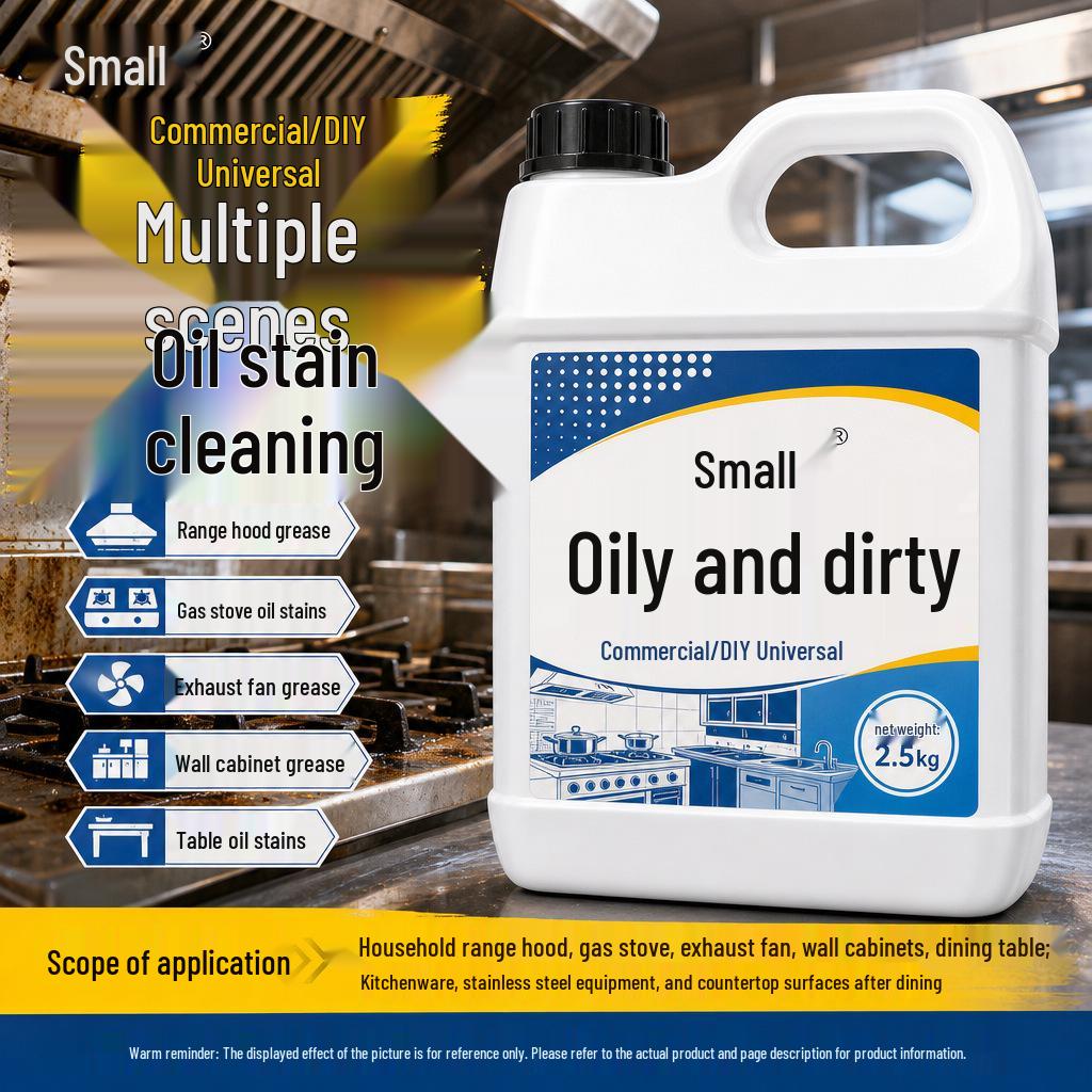Oil Stain Remover and Conditioner Kit for Kitchenware with Decomposition and Cleaning Solution