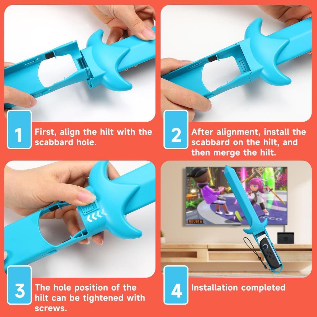 Switch 2 Sports Game Controller Set: Fencing, Tennis Racket & Racing Wheel