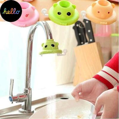 Water Faucet Sprayer Water Spray Saving Flexible Sink Tap Cartoon Kitchen Gadget Green Life Tool