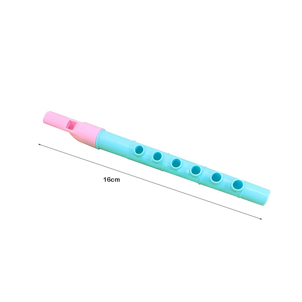 20 Pcs Mini Fun Kids Party Favor Colorful Flute Musical Instrument Toys Birthday Gift Souvenir Piñata Boys Girls Carnival Prizes