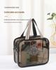 Thickened Waterproof PVC Toiletry & Makeup Travel Organizer Bag with Large Capacity