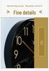 Ultra-Quiet 6278 Quartz Wall Clock with Marble Texture - Nordic Fashion for Living Room