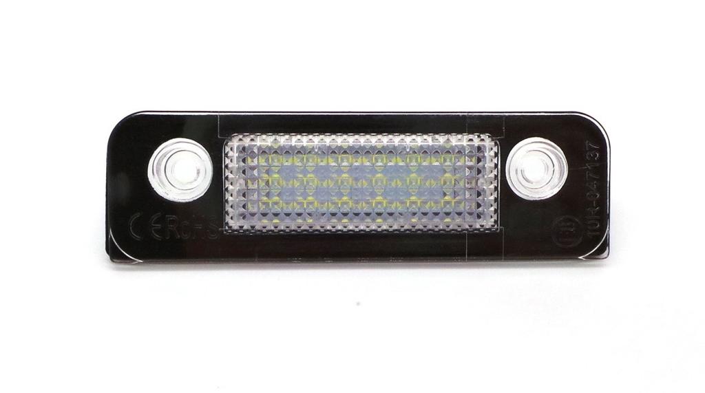 Lampy tablicy rejestracyjnej LED kompatybilne z Ford Fiesta, Fusion, Mondeo, Off-Road, 2 szt