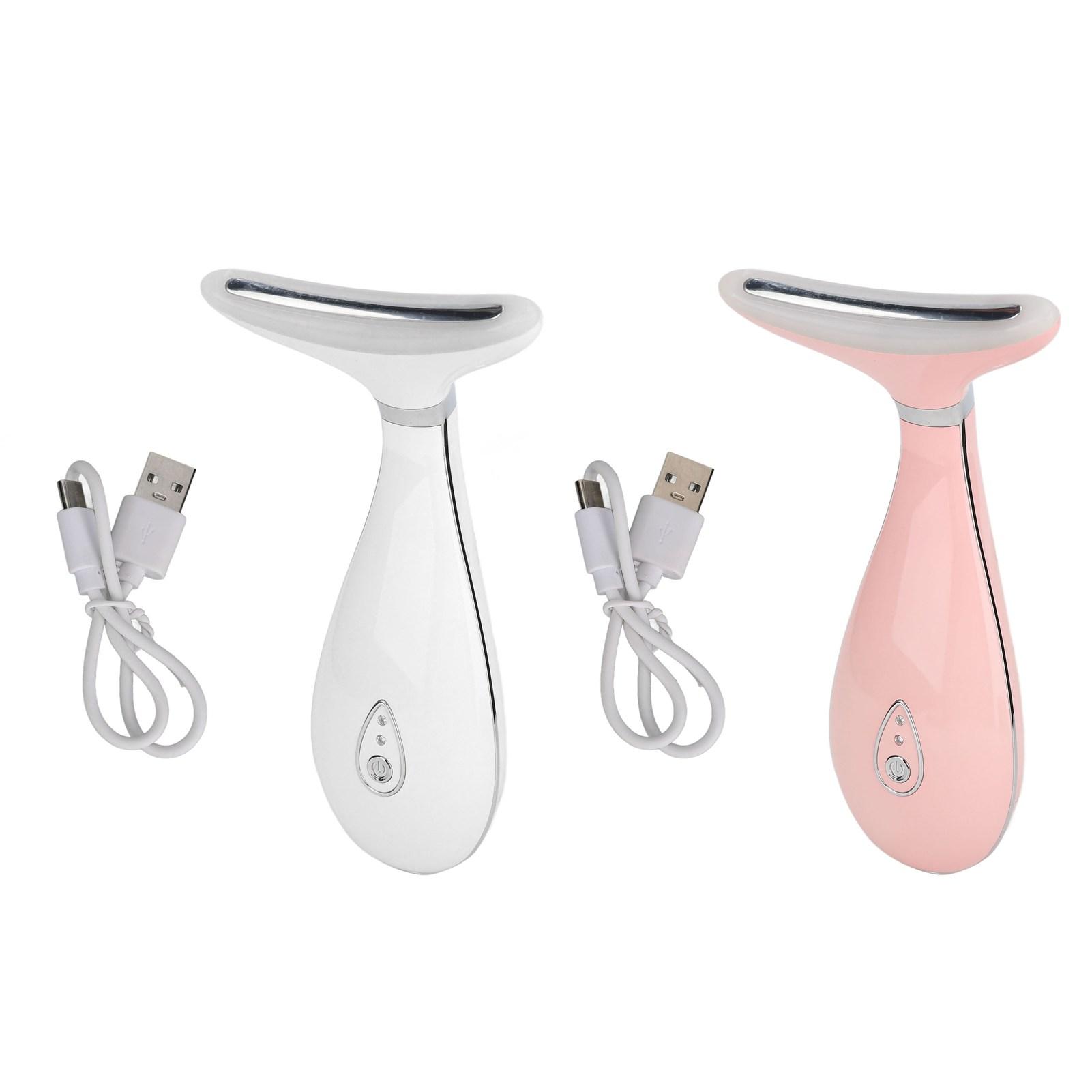 

Лицо Шея Красота Устройство Вибрация Кожа Лифтинг Подтяжка Цвет Светодиодный массажер для удаления морщин