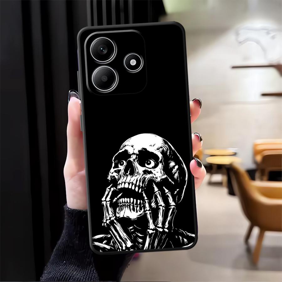 

Case for Xiaomi Redmi Note 14 12 11 K80 10 A1 14C A3 13 Pro Plus A4 A5 12C 13C 9 8 7 Phone Cover K40 A2 A1 Skeleton Redmi 9T