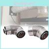 Steel Stainless Telescopic Exhaust Pipe Kitchen Ventilation Exhaust Thickened