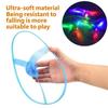 5PCS Kid Sports Pull Line Saucer Toys Children Outdoor Fun Rotating Flying Toy LED Light Processing Flash Flying Toy Home Decor