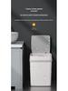 Smart Sensor Trash Can with Lid for Kitchen & Bathroom - Stylish Design, Perfect for Home & Gift Use