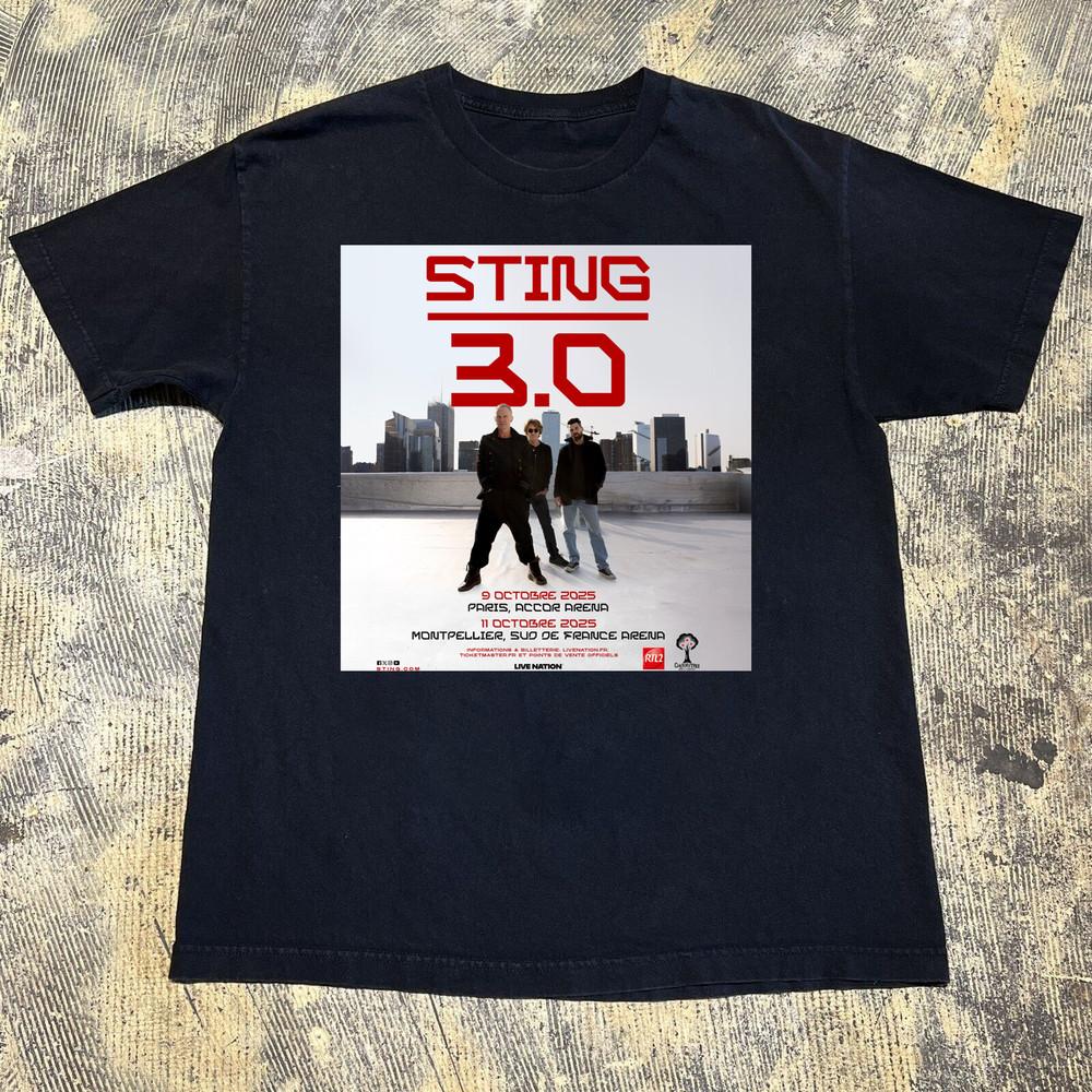 

New The STING 3.0 World Tour 2025 Gift For Fans to 5XL T-Shirt Unisex T-Shirt XXL