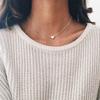 Minimalist Clavicle Necklaces for Women Tiny Heart LOVE Necklaces Dainty Fashion Jewelry Beach Summer Collares Bijoux