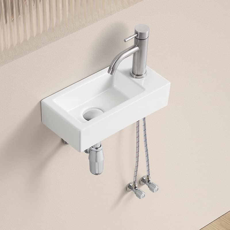 Mixed Mini Hand Wash Basin Wall Mounted mm Hand Wash Basin Set Small Wash Bowl Stylish Wash Bowl Compact Wash Basin Hand Wash Bowl Wall Mounted