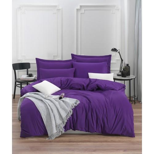 

Enlora Home Freshcolor Фиолетовый сплошной цвет Двойной пододеяльник Комплект