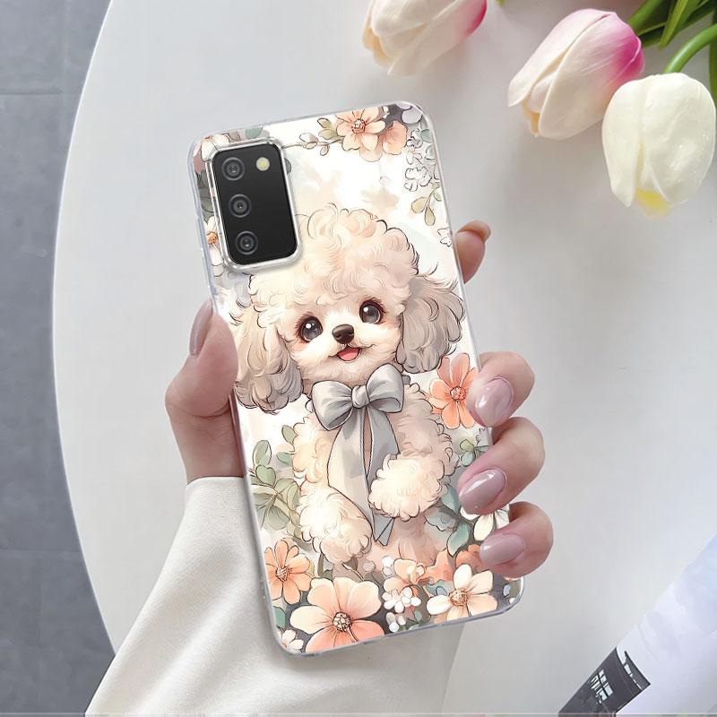 For Samsung A41 A21s A11 Case Luxury Phone Case For Samsung Galaxy A41 A21S Marble Flower Clear Soft Silicone Protective Cover