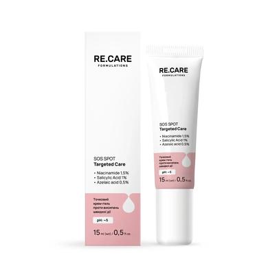 SOS Spot Targeted Care RE.CARE Fast Action Anti-Pimple Cream-Gel 15ml