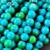 14-15 Inch Strand Synthetic Chrysocolla Round Beads, 6mm 8mm 10mm Choices Size Beads, 1 Strand Bead.