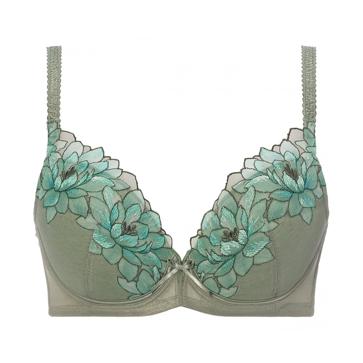 

Triumph Story 588 Bra M010 Size F75 (Triumph) (without padding) (Green)