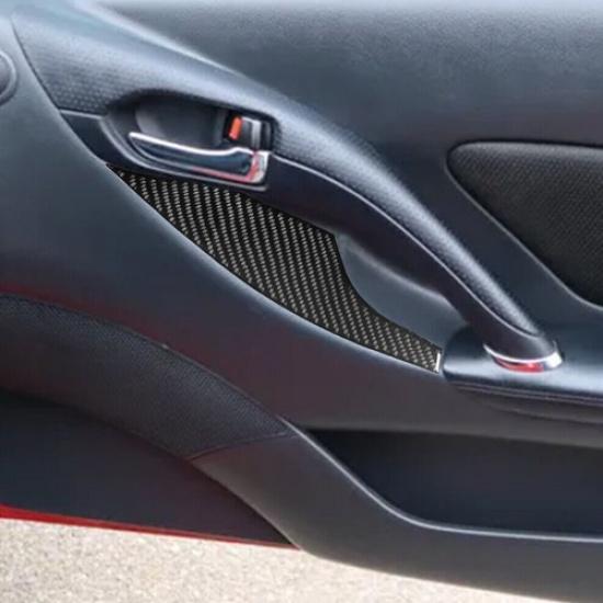 2pcs Carbon Fiber Window Switch Panel Interior Trim For Celica 2000-2005