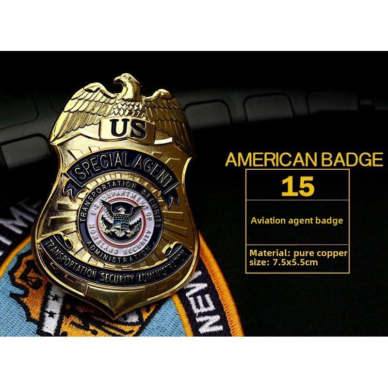 

Военный фанат Металлический значок Бронзовая медаль на воротнике Наплечный значок Значок США Значок на шляпу Значок 15