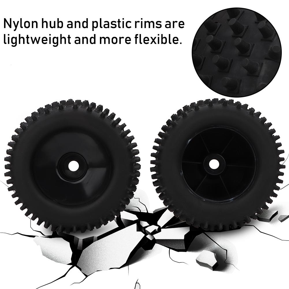 155mm Rubber Tire 82mm Hub Wheel Upgrade Parts for  Truck 1/8 RC Racing Car