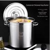 Commercial 304 Stainless Steel Multi-Purpose Stockpot with Lid, 50L