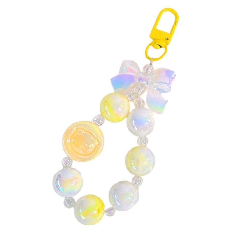 Элегантный Брелок-Свинка Украшение Уникальный Подвеска-Таблетка Кальция Брелок-Свинка Бантик Наклейка на Телефон для Повседневного Ношения