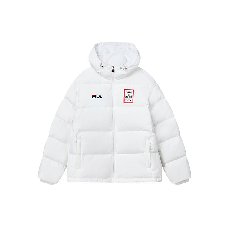 New FILA X Have A Good Time Down Jacket Women's Standard White F11U149902F-WT