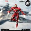 Original LED FondJoy Iron Man MK42 MK43 MK46 MK1 MK2 MK3 MK4 DIY Toys Action Figure Tony Stark Collection Anime Model Kids Gift