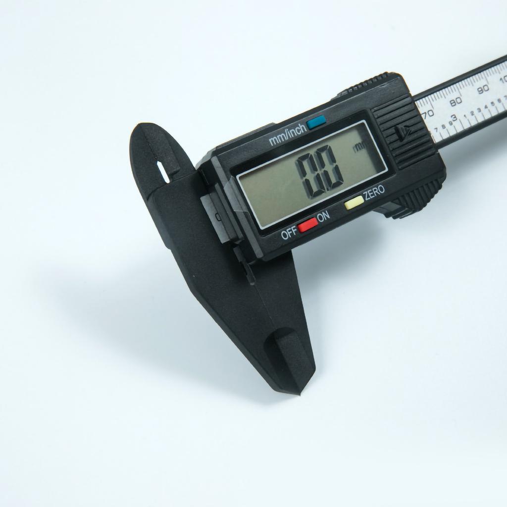 Plastic Electronic Caliper LCD Screen Digital Caliper for Inner and Outer Diameter Measurement