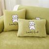 Wool Sofa Cushion Wholesale Simple Modern Plush Padded Cushion Autumn and Winter Lamb Wool Non-slip Sofa Cover