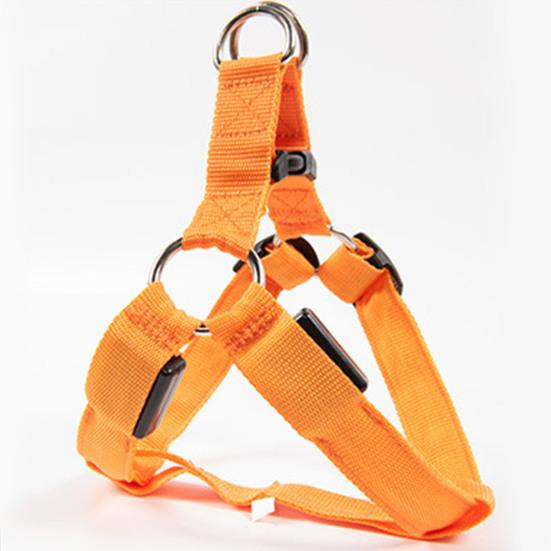 Dog Harness Super Soft Wear Resistant Polyester Medium Dog LED Training Vest Harness