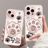 Cute Claws Are Suitable for Apple 16promax Mobile Phone Case 13 New 15pro Transparent 1211Pro All-inclusive Anti-drop.