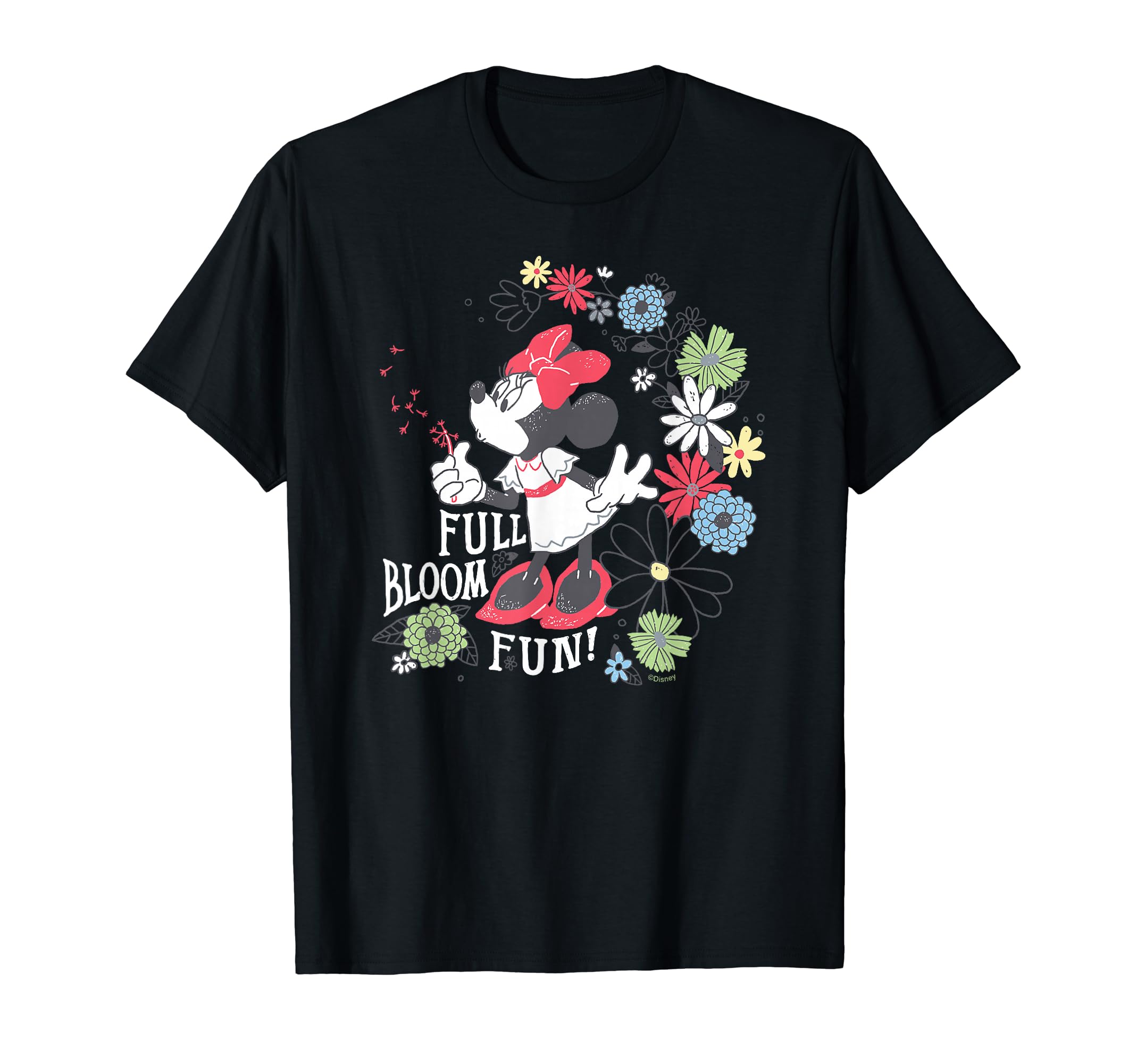 

Disney Minnie Mouse Fun in Full Bloom! Flowers Botanical Garden T-Shirt