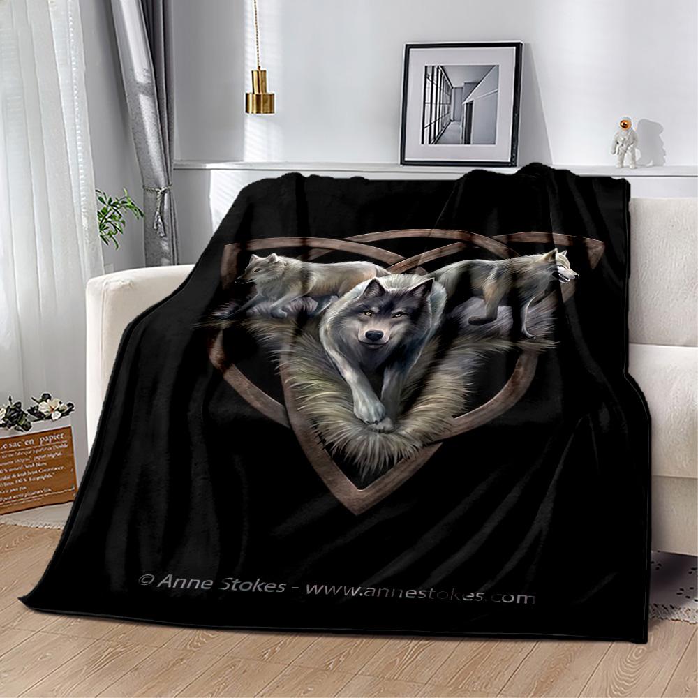 Gothic Style Blanket Soft & Cozy Perfect for Bed Office Chair Seaside for All Seasons Digital Print Best Holiday Gift for Friends Family